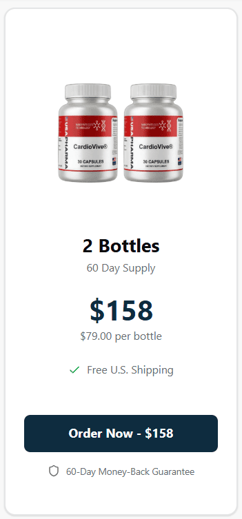cardiovive 2 bottles price